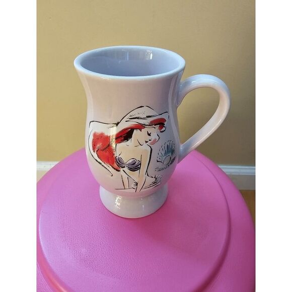 New Disney Store Ariel The Little Mermaid Latte Mug Cup Coffee 13 Oz - Picture 2 of 7